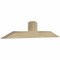 Ekena Millwork Portland Rough Sawn Timber Gable Bracket, Douglas Fir, 48"W x 10"H x 4"D x 4"F, 5/12 Pitch GBW048X10X0404POR00RDF - alternate 4